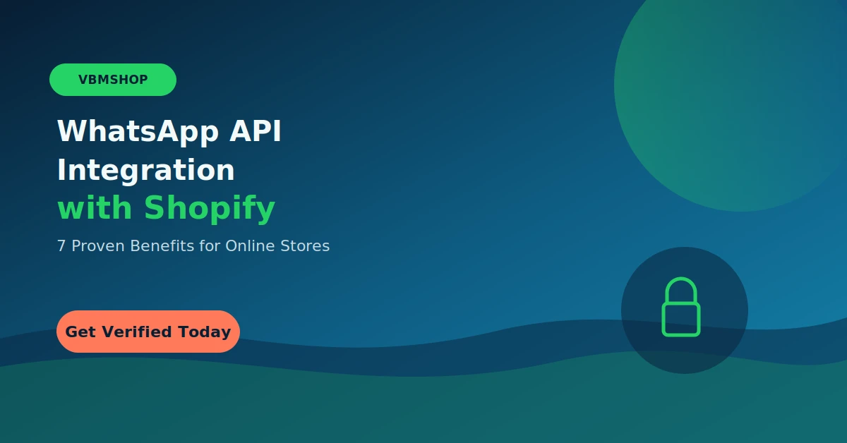 WhatsApp API integration with Shopify – vbmshop